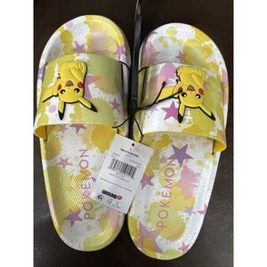 Pokemon Pikachu Slide Sandals Women's Size‎ 5 New With Tags